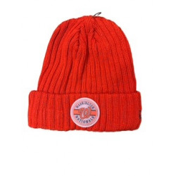 NAT M Patched Cuff Beanie RED OSFM