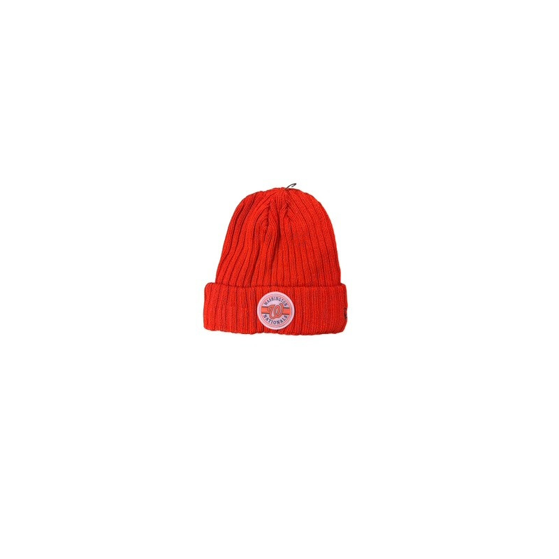 NAT M Patched Cuff Beanie RED OSFM